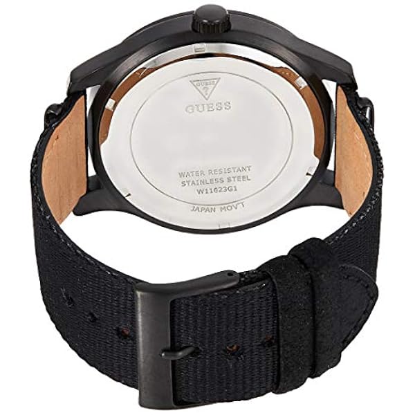Guess män analog kvarts smart klocka armbandsur med tyg armband W11623G1